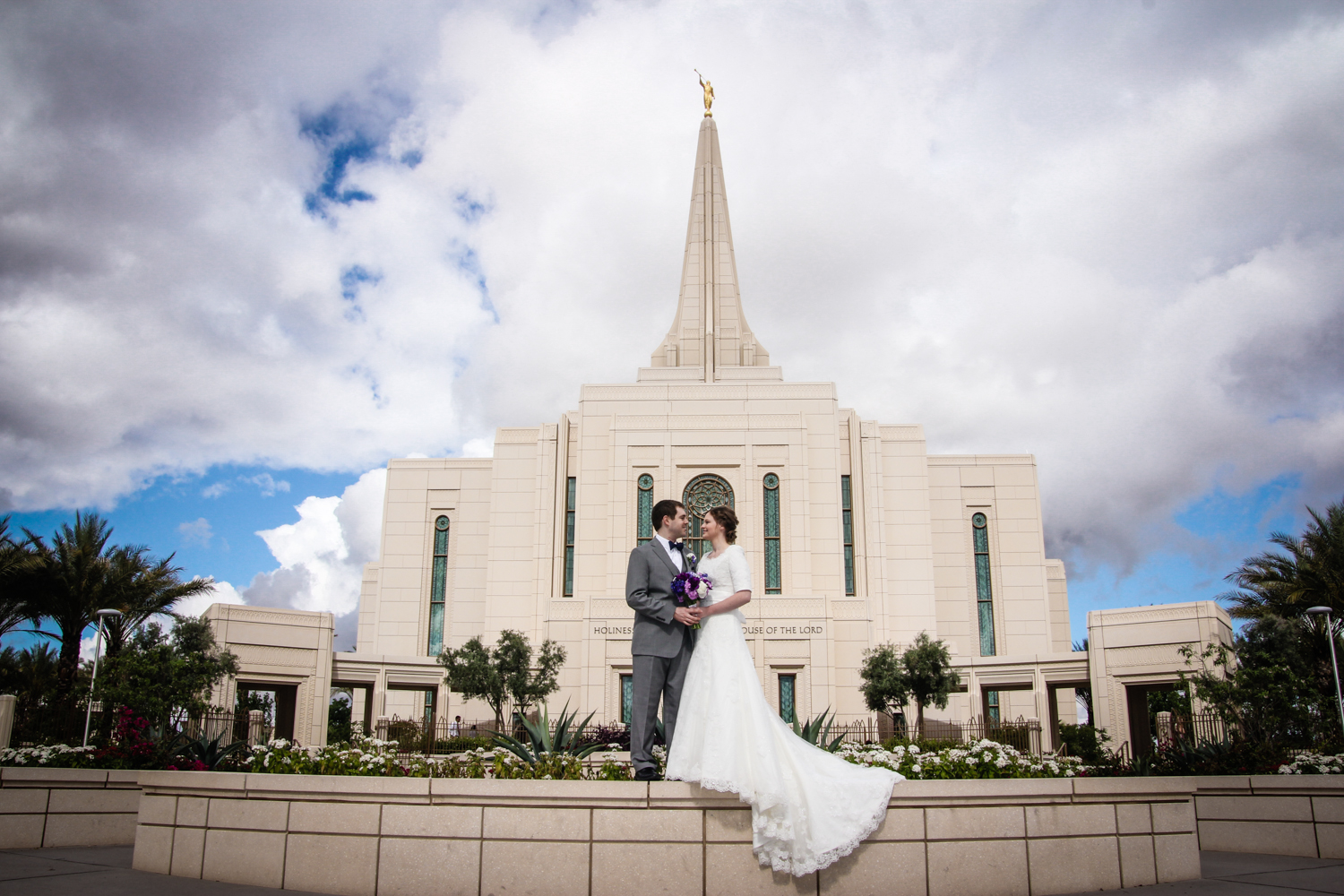 gilbert temple wedding photograph