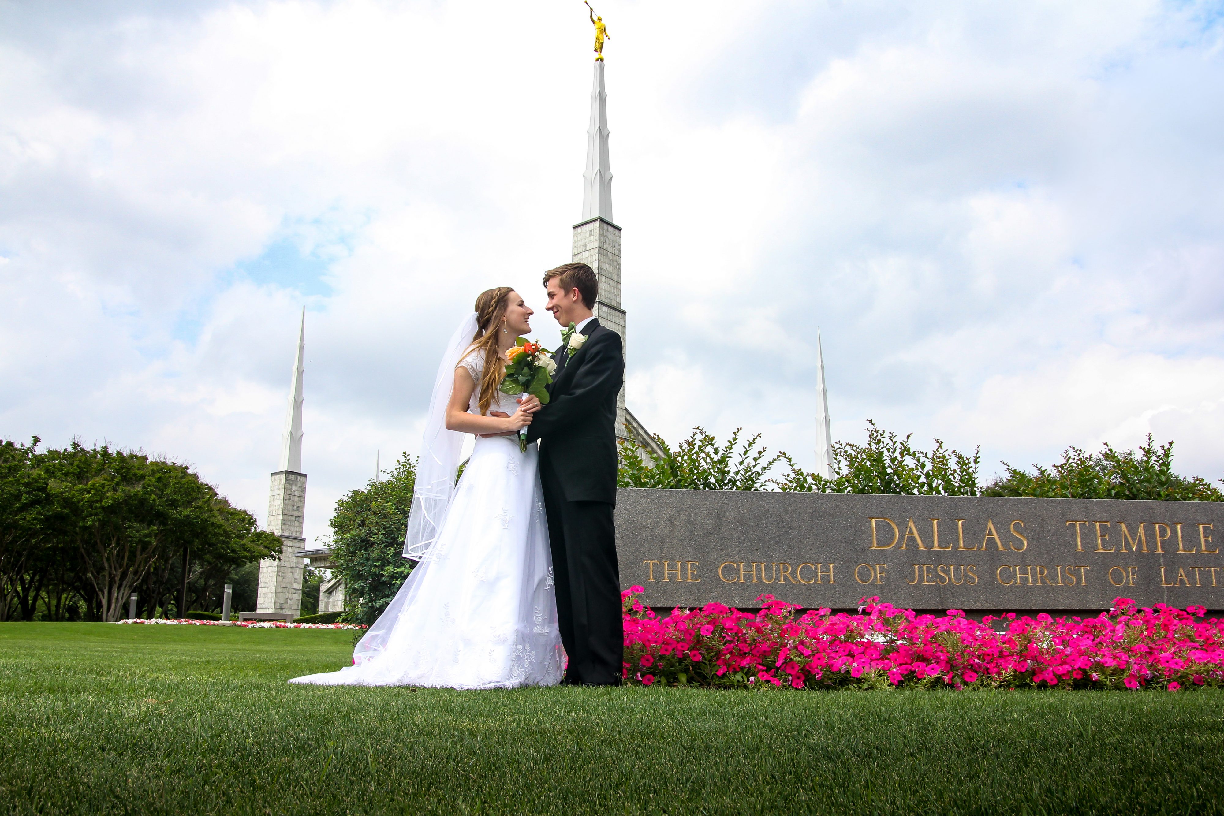 Dallas Texas Temple Wedding Photos