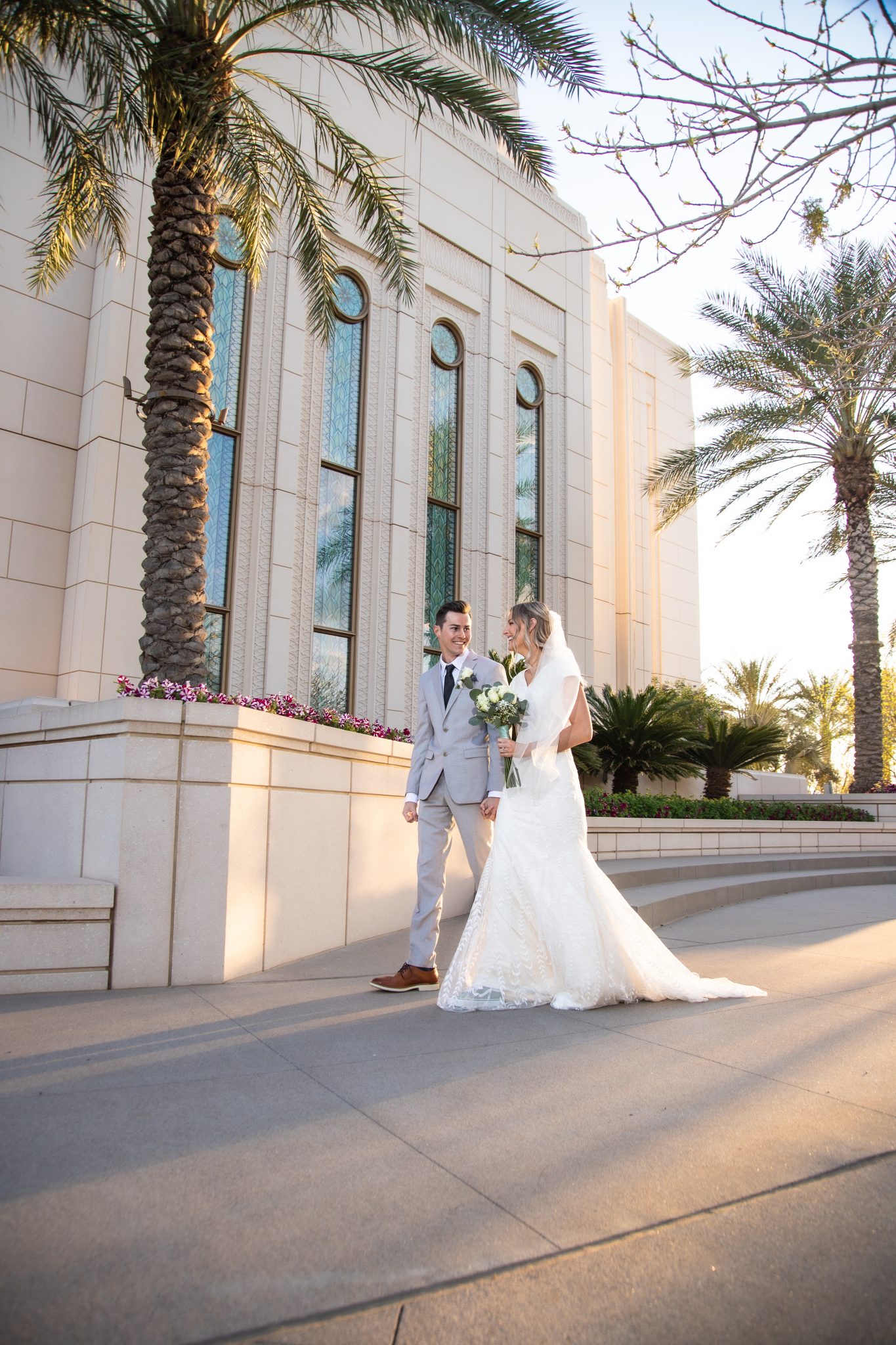 Wedding photography at the Gilbert Temple
